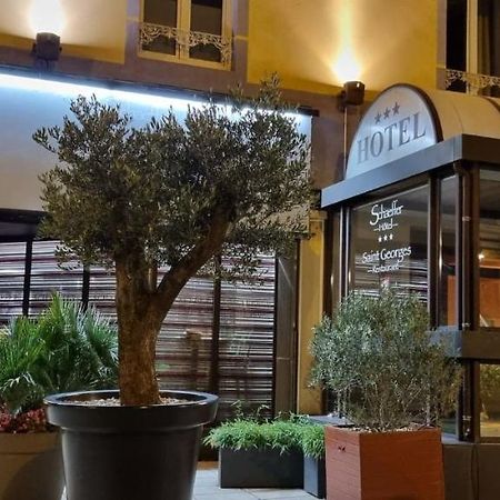 Logis Hotel Schaeffer- Restaurant Le Saint Georges Serrieres  Bagian luar foto