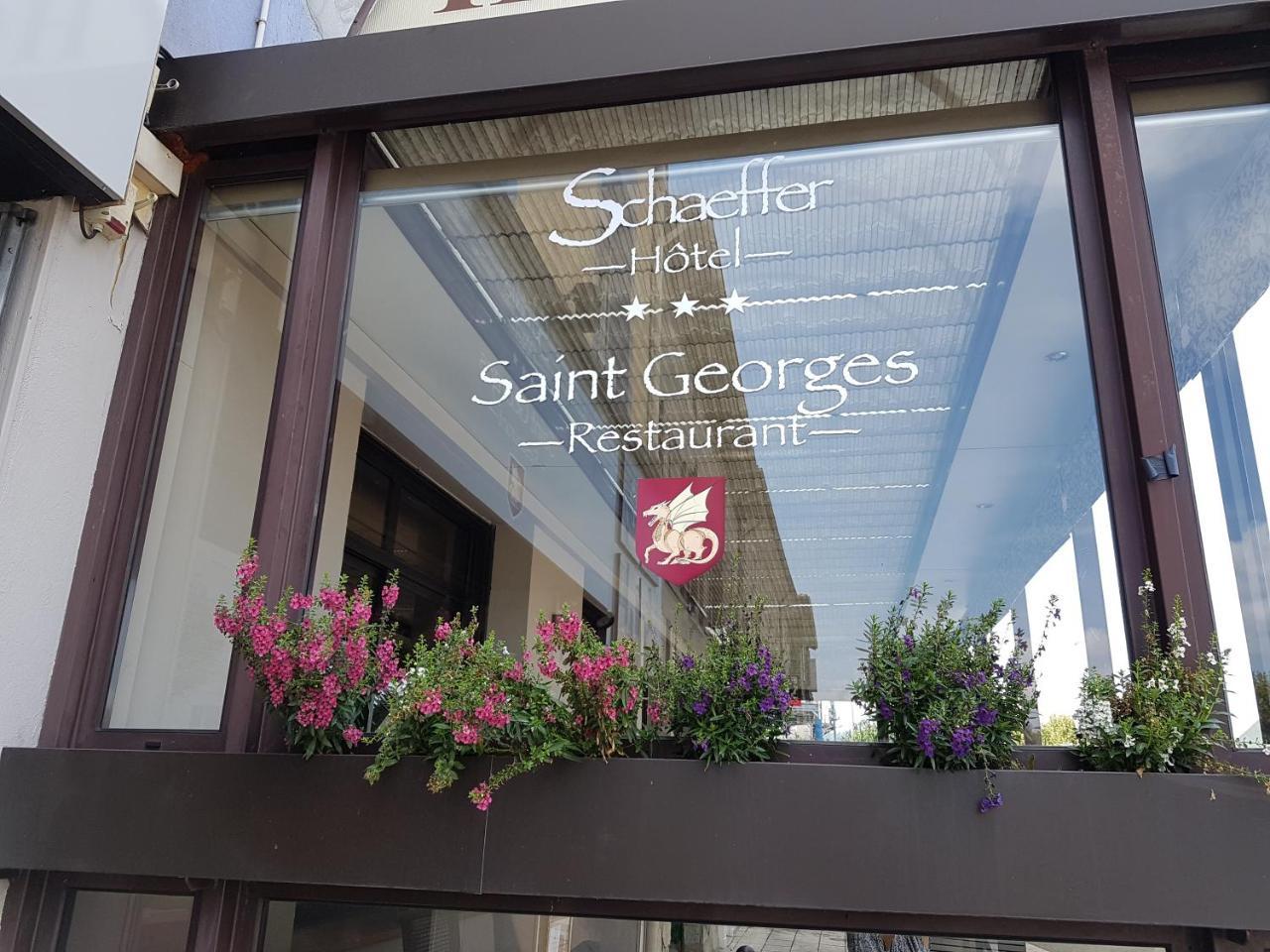 Logis Hotel Schaeffer- Restaurant Le Saint Georges Serrieres  Bagian luar foto